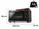 G3 Ferrari Il Moro Plus - Minibackofen mit Umluftfunktion - 20 l 1380W