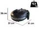 Spice Electronics Diavola Pro V 2.0 Nero - Pizzaofen - Pizzastein Biscotto di Casapulla