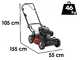 Marina Systems GRINDER 4x4 SH - Rasenm&auml;her mit Radantrieb - Honda GCVx 200-Motor - Schnittbreite 52cm