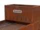 Holz- und Kohlegrill Super Flipper aus Cortenstahl