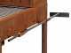 Holz- und Kohlegrill Super Flipper aus Cortenstahl