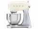 Smeg SMF02CREU Creme/Beige - Planetenkneter - Edelstahlsch&uuml;ssel  4,8 Liter