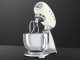 Smeg SMF02CREU Creme/Beige - Planetenkneter - Edelstahlsch&uuml;ssel  4,8 Liter