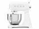 Smeg Full Color wei&szlig; - K&uuml;chenmaschine  - Edelstahlsch&uuml;ssel 4,8 Liter