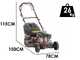Rato Multipower RMS46Q-V145 - Rasenm&auml;her mit Radantrieb - Rato-Motor 144 ccm