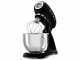 Smeg Full Color schwarz - K&uuml;chenmaschine - Edelstahl-Sch&uuml;ssel 4,8 Liter