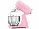 SMEG Full Color Pink - K&uuml;chenmaschine - Edelstahlsch&uuml;ssel 4,8 Liter