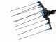 Campagnola Hercules 6 ECO Plug-in - Aluminiumschaft 150-220 cm - Elektrischer Batterie-Olivenr&uuml;ttler- 21,6 V 5 Ah