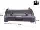 Beper 90871 - Elektrogrill mit Deckel - 2.2 Kw