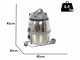 Nilfisk GM 80P LC - Staubsauger - 1200W