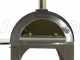 Holzpizzaofen f&uuml;r den Au&szlig;enbereich Cibus INOX - 4 Pizzen