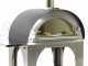 Holzpizzaofen f&uuml;r den Au&szlig;enbereich Cibus INOX - 4 Pizzen