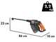 Worx Nitro HydroShot WG633E - Akku-Hochdruckreinigerpistole - 20V/4Ah