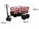 GeoTech-Pro E-Truck 600 - Batteriebetriebene Schubkarre mit Anh&auml;nger - Akku 48V 15Ah