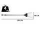 VESCO GALAXY XR14F.1 - Lithium-Akku Olivenr&uuml;ttler 250 cm 14.4V 6Ah - Fester schaft aus aluminium