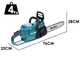 Makita XGT UC022GZ - Elektrische Akku-Kettens&auml;ge - Schwert 35cm - OHNE AKKU UND LADEGER&Auml;T