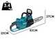 Makita XGT UC026GZ - Akku-Kettens&auml;ge 40V - Schwert 40cm - OHNE AKKU UND LADEGER&Auml;T