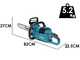 Makita XGT UC023G - Elektrische Akku-Kettens&auml;ge - Schwert 40 cm - 40V/5Ah