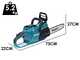 Makita XGT UC024G - Elektrische Akku-Kettens&auml;ge - Schwert 30cm - 40V/5Ah
