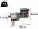 Ribimex PE12V/2500 - Batteriebetriebene Seilwinde  12V - 3 PS