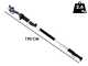 Bullmach ARTEMIS 45 - Elektrische Gartenschere auf Verl&auml;ngerungsstange 150-210 cm - 2x 21.6V 4Ah