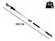 Bullmach ARTEMIS 45 - Elektrische Gartenschere auf Verl&auml;ngerungsstange 150-210 cm - 2x 21.6V 4Ah