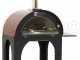 AgriEuro Cibus Red - Holzbackofen f&uuml;r drau&szlig;en - 4 Pizzen