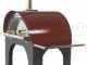 AgriEuro Cibus Red - Holzbackofen f&uuml;r drau&szlig;en - 4 Pizzen