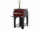 AgriEuro Cibus Red - Holzbackofen f&uuml;r drau&szlig;en - 4 Pizzen