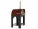 AgriEuro Cibus Red - Holzbackofen f&uuml;r drau&szlig;en - 4 Pizzen