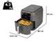Girmi FG92 Ecofrit Deep - Digitale Hei&szlig;luftfritteuse 8L