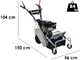 BullMach FALX 400 L - Professioneller Hochgrasm&auml;her mit Y-Messern - Loncin G200F