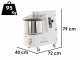 Spiralmac SV25VV - Spiralkneter - 10 Geschwindigkeiten - 25 Kg