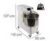 SPIRALMAC SV60 2 VEL Touch - Spiralkneter mit hoher Hydratation - 60 kg - Drehstrom