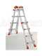Gierre Peppina AL010DS - 2x6 Stufen, 2,71 m - Teleskopleiter aus Aluminium