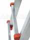 Gierre Peppina AL020DS - 2x8 Trittstufen, 4,70 m - Teleskopleiter aus Aluminium