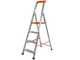 Gierre Stabila AL710DS - 4 Stufen, 1,47 m - Aluminium-Stehleiter