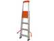 Gierre Stabila AL710DS - 4 Stufen, 1,47 m - Aluminium-Stehleiter