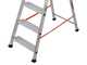 Gierre Stabila AL710DS - 4 Stufen, 1,47 m - Aluminium-Stehleiter