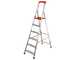 Gierre Stabila AL730DS - 6 Stufen, 1,96 m - Aluminium-Stehleiter