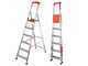 Gierre Stabila AL730DS - 6 Stufen, 1,96 m - Aluminium-Stehleiter