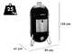 Weber Smokey Mountain Cooker  - Holzkohlegrill mit Raucher &ndash; 57 cm