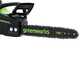 Greenworks GD60CS40K4 - 60V 4Ah Akku-Elektrokettens&auml;ge - 40cm Schwert