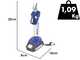 BullMach DIVIANE 25 - Akku-Baumschere - 2x21V 2Ah