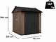 Keter Newton plus 757/775 - Gartenhaus - mit Fenstern - 230x223.8x246 cm