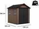 Keter Newton plus 757/775 - Gartenhaus - mit Fenstern - 230x223.8x246 cm