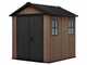 Keter Newton plus 757/775 - Gartenhaus - mit Fenstern - 230x223.8x246 cm