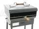 Cruccolini Livorno - Holzkohlegrill - 50x38 - aus schwerem Stahl