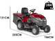 Castelgarden XHT 240 4WD - Rasentraktor mit Fangkorb - hydrostatisches Getriebe