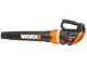 Worx WX030.9 - Tragbarer Akku-Staubsauger - OHNE BATTERIEN UND LADEGER&Auml;T